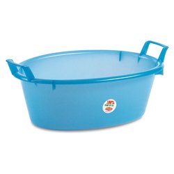 Mastello ovale 2 manici (70x28cm) Azzurro 31700