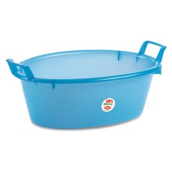Mastello ovale 2 manici (50x18cm) Azzurro 31500