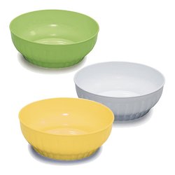 Insalatiera Plastica (32cm) COSTOLATA Assortito 35323