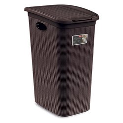 Porta biancheria plastica (36Lt) ELEGANCE Moka 30502