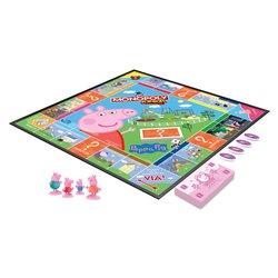 Image of Junior Peppa Pig gioco MONOPOLY F1656103 cod094