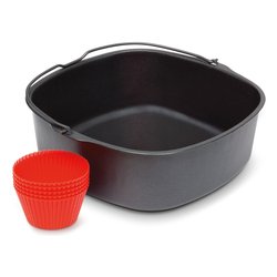Kit accessori AIRFRYER Teglia da forno e stampi muffin HD9925 01