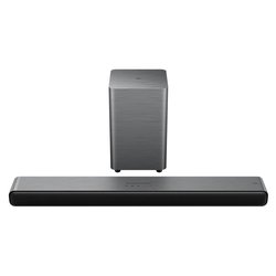 Soundbar S SERIES 2.1 Subwoofer wireless Black e Grey 220W S55HE