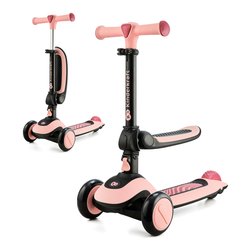 Monopattino bimbi Cavalcabile 2 in 1 (max50Kg) HALLEY Rose pink KRHALL00PNK0000