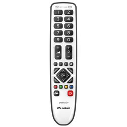 Telecomando tv (Universale) GUMBODY Pratico 2+ Silver e Black 806170