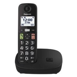 Cordless Singolo Black KX TGU110EXB