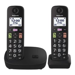 Image of Cordless Duo nero KX TGU112EXB cod094