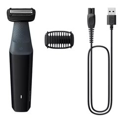 Image of Depilatore 3000 SERIES Bodygroom Ricaricabile nero BG3017 01 cod094