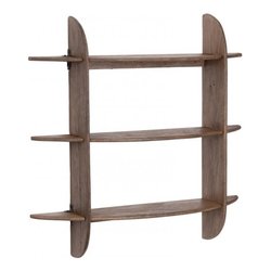 Mensola (100x23x100cm) WESTWOOD Rustic brown 0747097