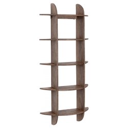 Mensola (70x22x160cm) WESTWOOD Rustic brown 0747094