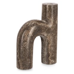 Candelabro 1F (20cm) TIKAR Marrone 0183205