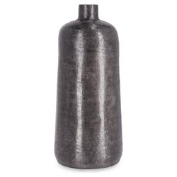 Vaso Metallo (20x44,5cm) Bottiglia decorativa VARANASI Nero 0185386