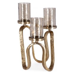 Candelabro 3F (29cm) SAGAR Oro 0185374