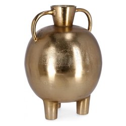 Vaso Metallo (25x37cm) Bottiglia decorativa SAGAR Oro 0185371