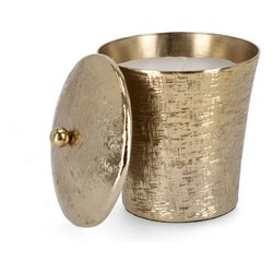 Candela con coperchio (15x15cm) LATHE Oro 0184336