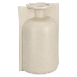 Vaso Ceramica (16,5x14x25cm) Bottiglia decorativa IZUMO Beige 0502177