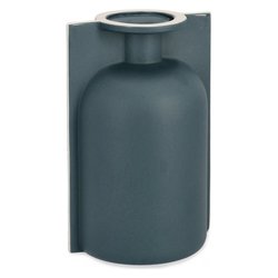 Vaso Ceramica (16,5x14x25cm) Bottiglia decorativa IZUMO Blu 0502176