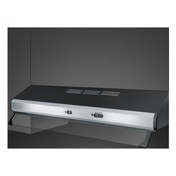 Cappa incasso (79,8cm) con frontalino a vista UNIVERSALE Inox e Nero KSEC81XE3