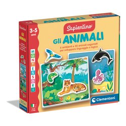 Gioco educativo Gli Animali 3-5a SAPIENTINO BABY MONTESSORI 16867