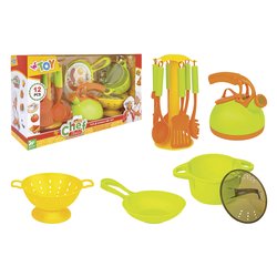 Playset Accessori cucina 12pz per Chef Italia W’TOY 40634