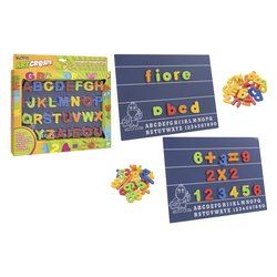 Lavagna gioco Magnetica con lettere e numeri (32x29cm) VITAMINA G 30434
