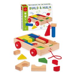 Carrellino Build & Walk Maxi 25 pz 54102