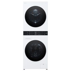 Image of Lavasciuga 12 + 10 Kg WASHTOWER WT1210WWF AI DD bianco e nero classe AC 1400giri/min (60x66x165,5cm) cod094