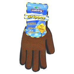 Guanti lavoro GRIPPER Work Nero e Marrone taglia Unica 013618