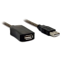 Cavo USB 2.0 Extender Black 10m XUREP10