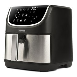 Image of Friggitrice ad aria 2200W (8Lt) FRIGGISANO Grill nero e argento G1019100 cod094