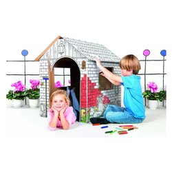 Casetta gioco Colorabile Paper Farm House (87x71x88cm) 5005 B
