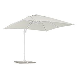 Ombrellone EDEN Bianco e Naturale (3x3mt) 0795673
