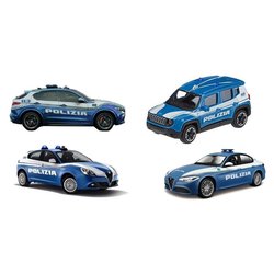 Automodello scala 1:43 POLIZIA Assortito 18 01322