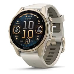 Smartwatch FENIX 8 Amoled Sapphire soft gold e Fog grey 43 mm 010 02903 11