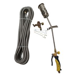 Cannello riscaldatore per gas GPL PROFESSIONAL Set Completo con tubo 10 mt (70x6 cm) I081LKRC