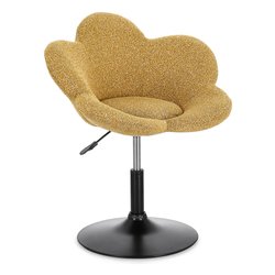 Image of FLEUR Girevole Poltrona Nero e Verde scuro cod094