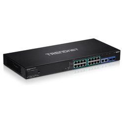 Switch di rete 18 porte SURVEILLANCE Smart PoE+ Black TPE 3018LS Gigabit (1000Base-TX)