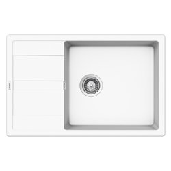 Lavello 1 vasca (78x50cm) PRIMUS Bianco assoluto Ruvido opaco PRID100SAP01