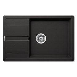 Lavello 1 vasca (78x50cm) PRIMUS Nero assoluto Ruvido opaco PRID100SAP13