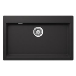 Lavello 1 vasca (79x50cm) PRIMUS Nero assoluto Ruvido opaco PRIN100AP13