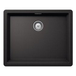 Lavello 1 vasca (55,6x45,6cm) BROOKLYN Nero assoluto Ruvido opaco BYKN100LA13