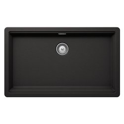 Lavello 1 vasca (72,4x43cm) BROOKLYN Nero assoluto Ruvido opaco BYKN100XLU13