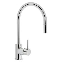 Miscelatore lavello doccetta estraibile AQUASTAR Cromo lucido SXSTAR80