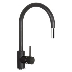 Miscelatore lavello doccetta estraibile AQUASTAR Nero assoluto SXSTAR13