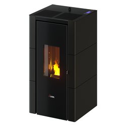 Image of Stufa pellet 7kW CRISTAL 7 T2 Antracite 5 stelle Classe A+ 7024019 cod094