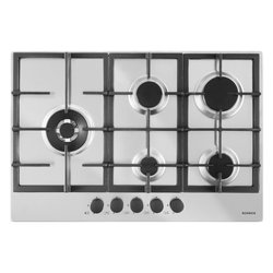 Piano cottura gas 5 zone PROFESSIONAL PC75 Inox (75cm)