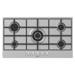 Piano cottura gas 5 zone SILVER PC90 AV Inox (90cm)