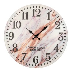 Image of Orologio da parete (40cm) Marmo London JUSTAMINUTE Multicolor 21554 cod094