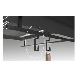 Gancio Portamestolo FRAME Nero AFCGMESFRAME1