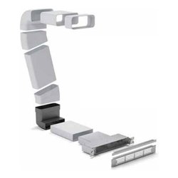 Kit installazione OnBoard H6 con filtro odori cera FRAME Nero KTFOBH6F